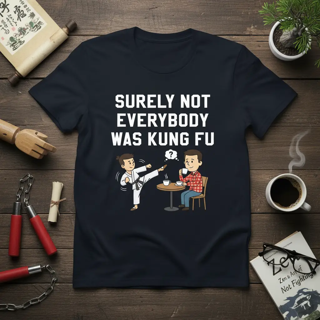 Surely Not Everybody Was Kung Fu Funny T-Shirt