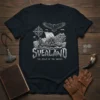 Svealand The Realm Of The Swedes Viking T-Shirt with longship, warriors, eagle, and runic compass design