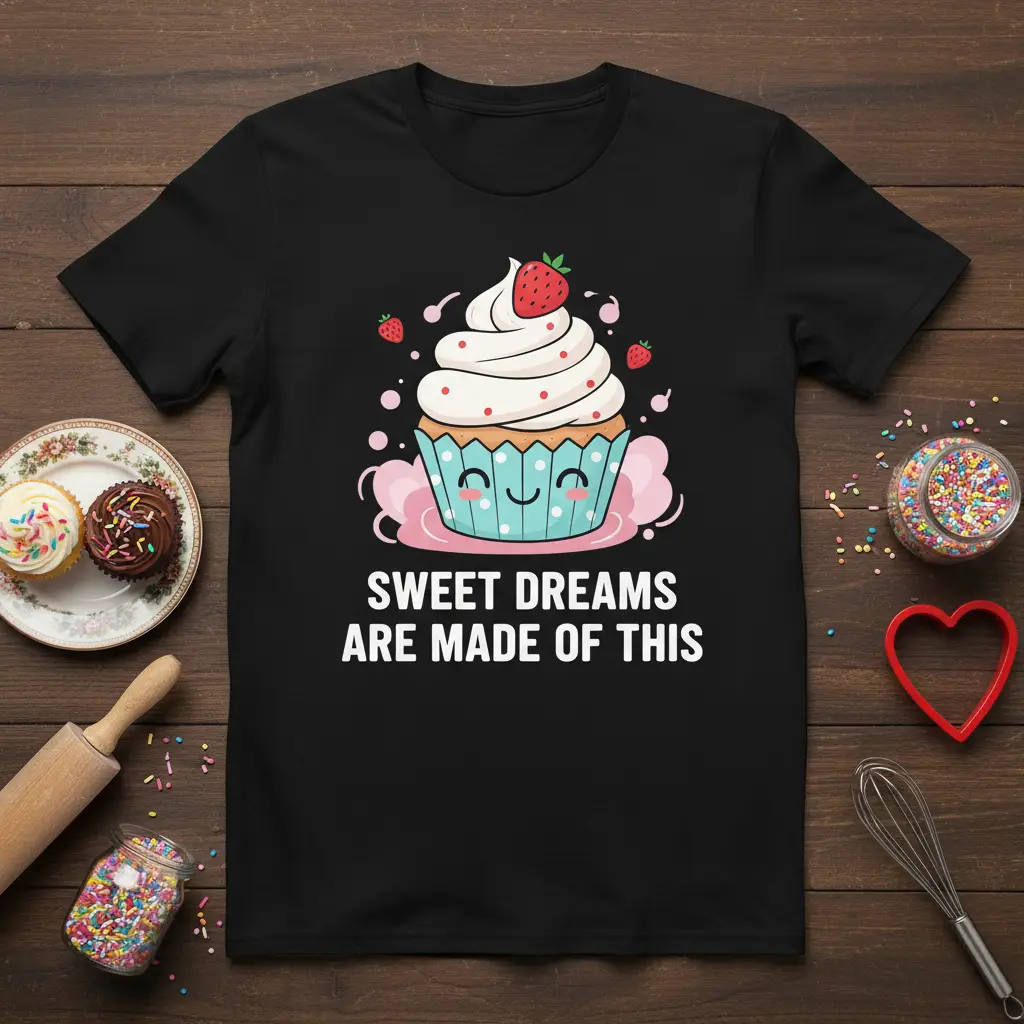Sweet Dreams Are Made of This Cupcake T-Shirt Gift
