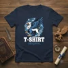 T-Shirt Original graphic tee featuring a blue and white griffin illustration within a circular wave design. The text "T-SHIRT ORIGINAL"