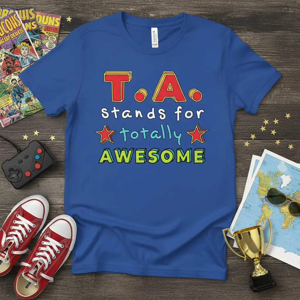 T.a. Stands for Totally Awesome T-Shirt Gift for Students