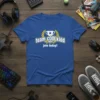 Royal blue t-shirt with "team COOLkidd join today!" text and a trophy graphic with laurel leaves