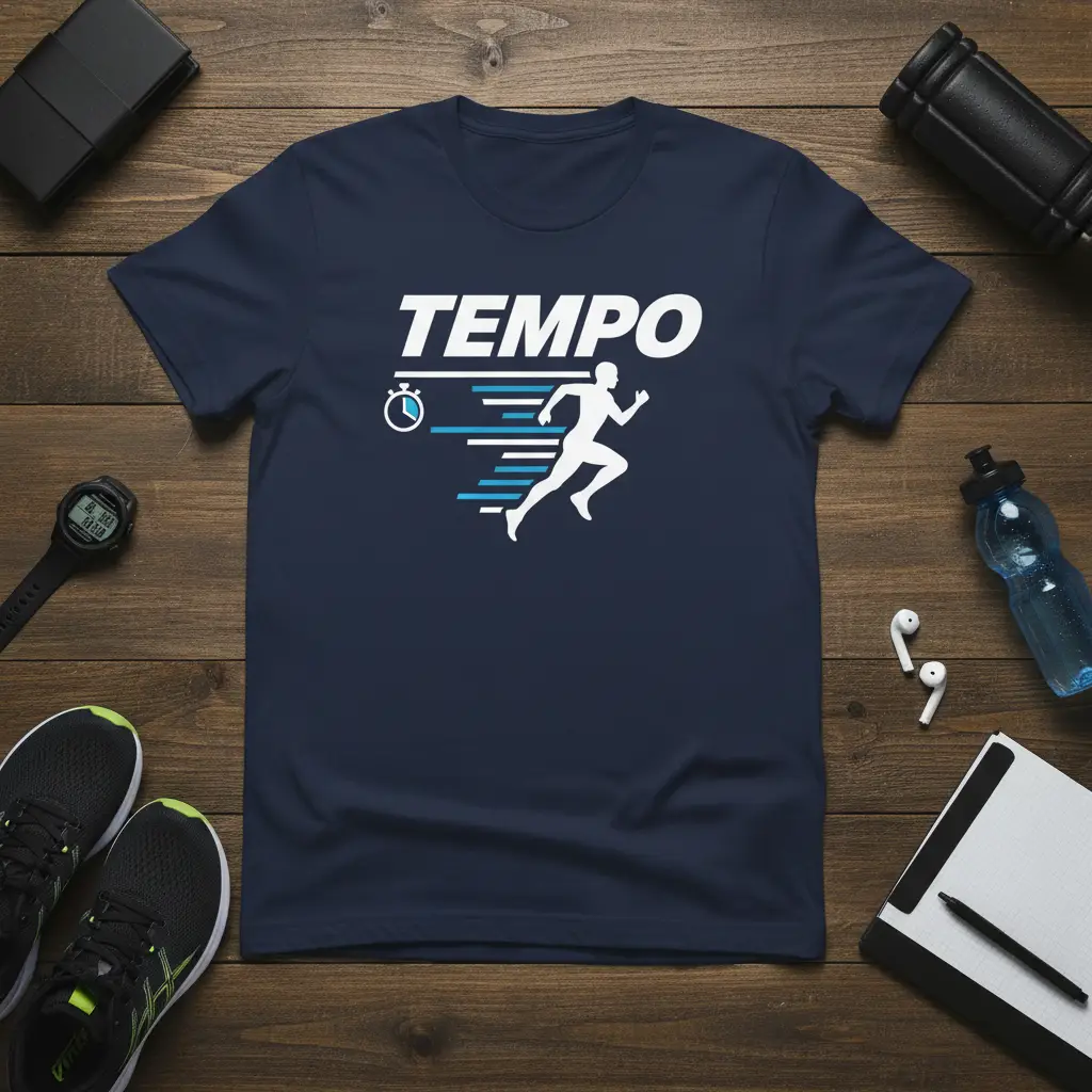Tempo Running T-Shirt for Athletes and Runners