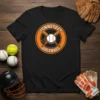 Tennessee Softball graphic t-shirt with crossed bats and baseball, featuring orange circular logo