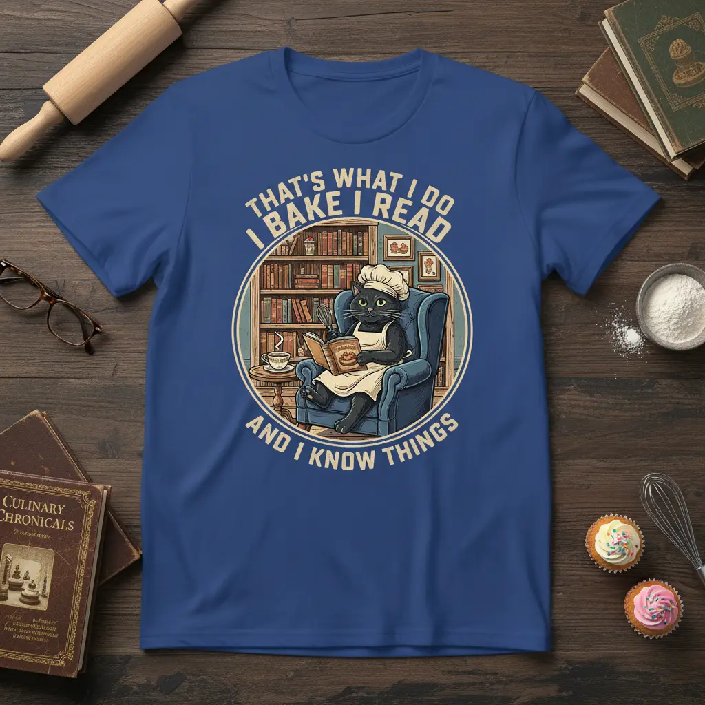 That’s What I Do I Bake I Read and I Know Things T-Shirt