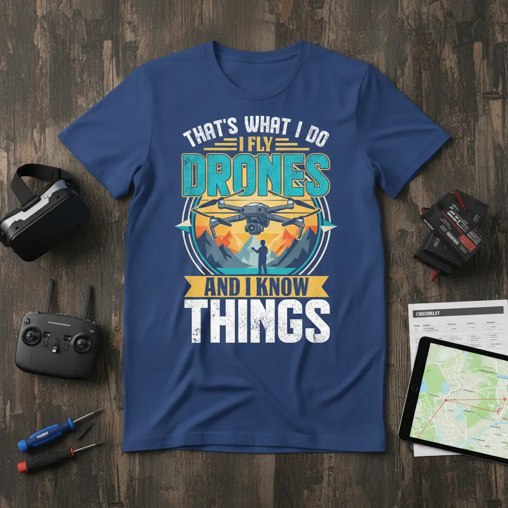 That’s What I Do I Fly Drones and I Know Things T-Shirt