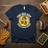 The Bee Guy Honey & Hive Expert t-shirt design featuring a cartoon bee with a hat and glasses holding a