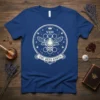 The Bees Knees t-shirt featuring a regal bee design with honeycomb and stars, perfect for bee lovers