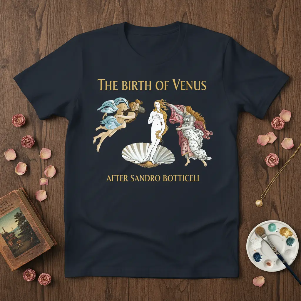 The Birth of Venus T-Shirt Botticelli Art Gift