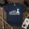 The Evolution of Kendo t-shirt design featuring evolutionary stages leading to a Kendo practitioner
