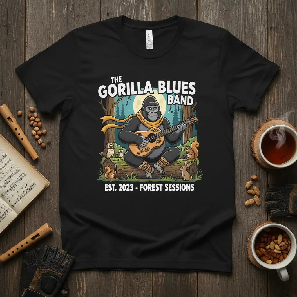 The Gorilla Blues Band Est. 2023 Forest Sessions T-Shirt