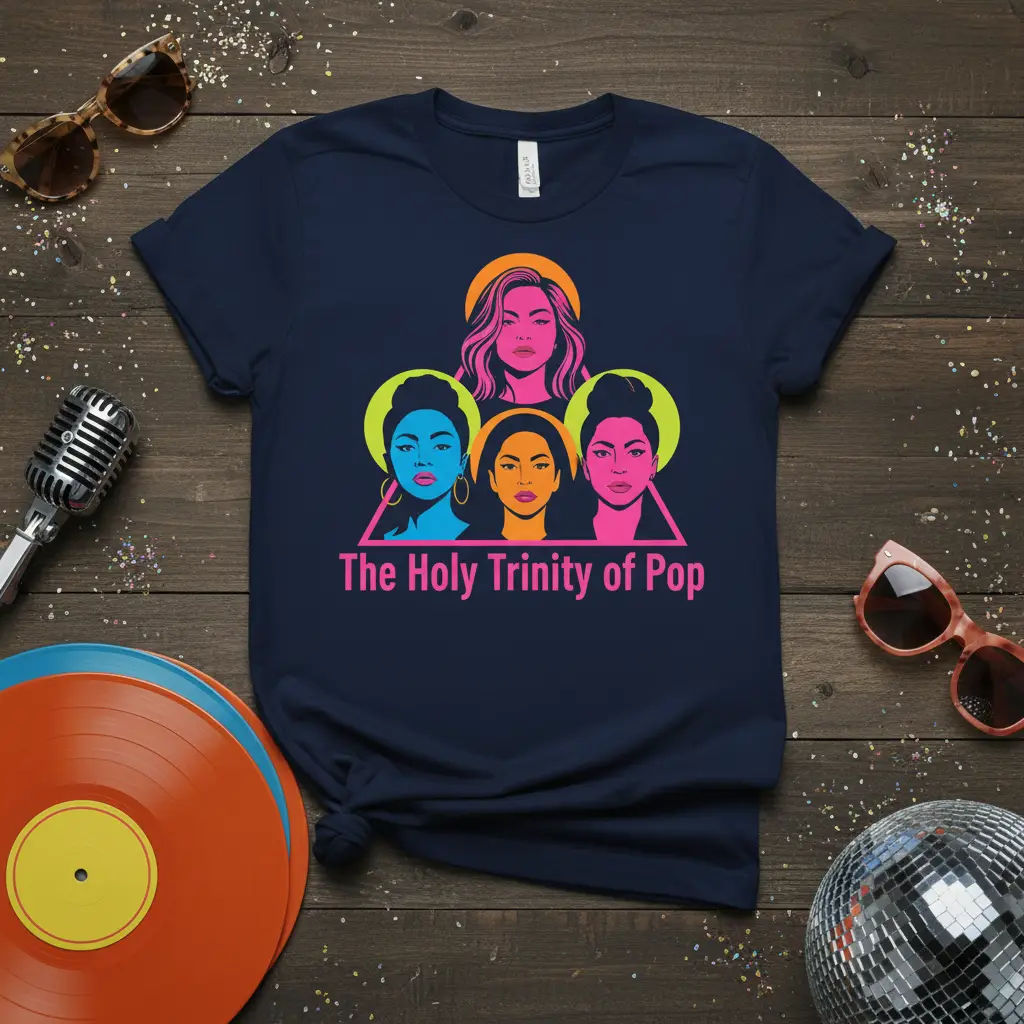 The Holy Trinity of Pop Music Icon T-Shirt Gift