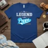 The Legend Called Poppa t-shirt design with vintage-style typography and star accents