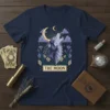 The Moon Wolf T-Shirt eye-catching graphic design printed on comfortable cotton t-shirt