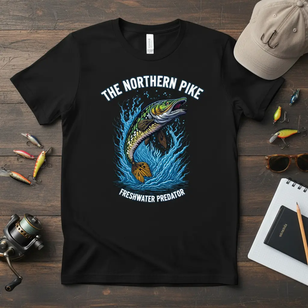 The Northern Pike Freshwater Predator Fishing T-Shirt