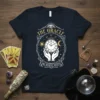 The Oracle Ask Believe Receive t-shirt design with mystical clock and celestial elements