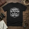 The Original Noodles Not Included Top Marksman T-Shirt with crossed knives and target graphic