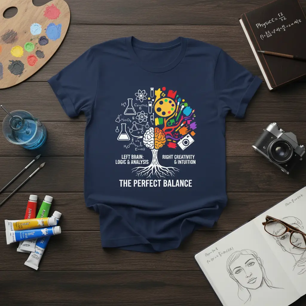 The Perfect Balance T-Shirt Logic and Intuition Gift