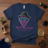 The Pervy Grape Yes. That is my vine. quote on a navy t-shirt with a cartoon grape wearing sunglasses and