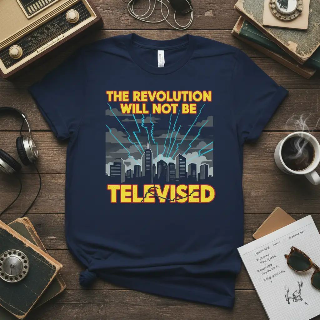 The Revolution Will Not Be Televised T-Shirt Statement