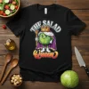 The Salad Queen T-Shirt design featuring a cartoon cabbage wearing a crown and holding a scepter, with text "The Salad