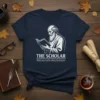 THE SCHOLAR What you text design featuring creative typography on quality t-shirt