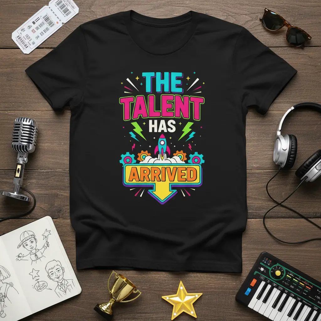The Talent Has Arrived T-Shirt Fun Achievement Gift