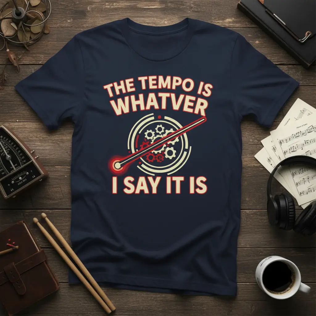The Tempo Is Whatever I Say It Is Music T-Shirt