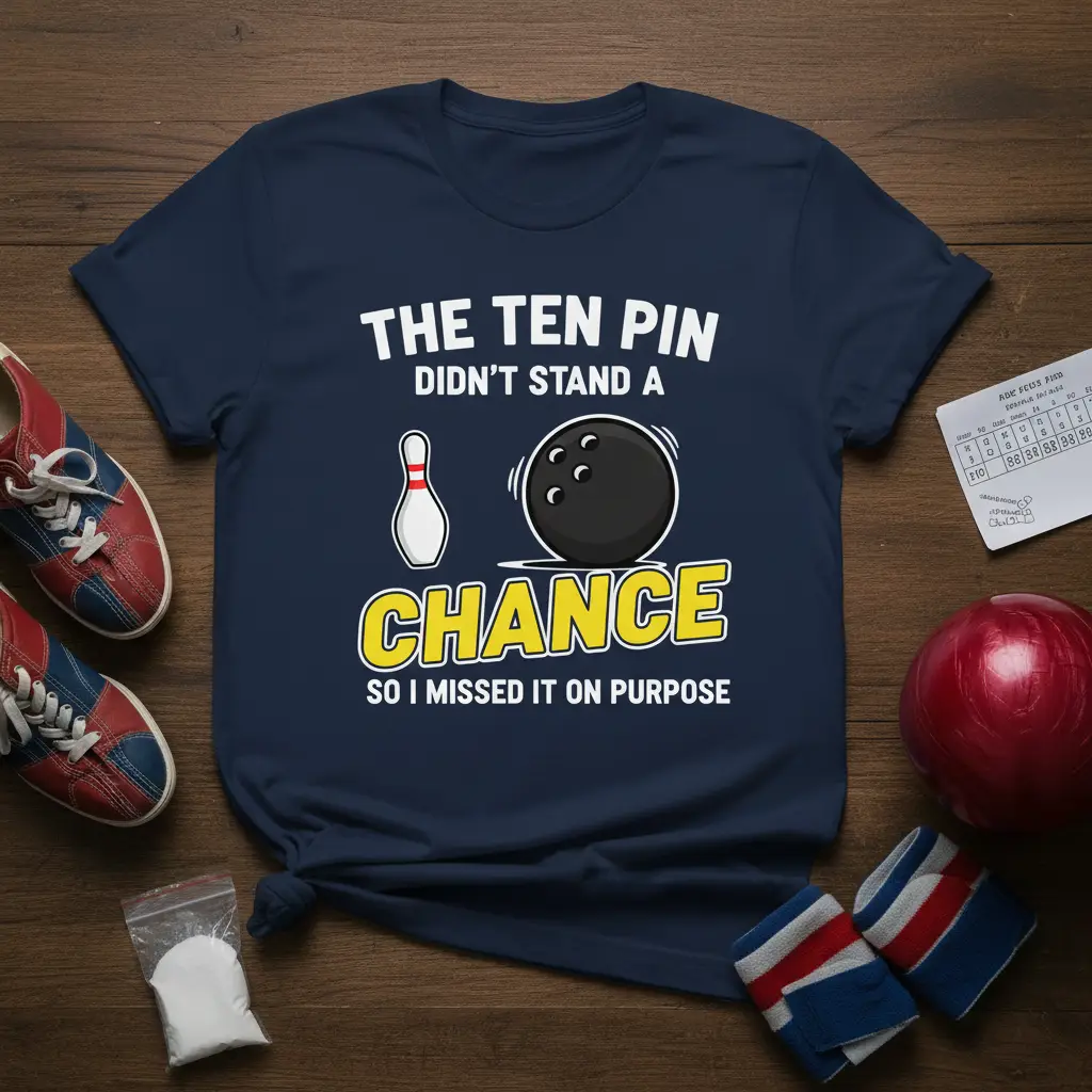 The Ten Pin Didn’t Stand a Chance Bowling T-Shirt