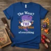 The West? Oh Honey, I'ME THE Wicked Witch of everything t-shirt featuring a purple tornado graphic and bats