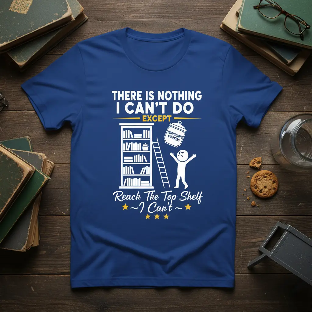 There Is Nothing I Can’t Do Except Reach the Top Shelf Tee