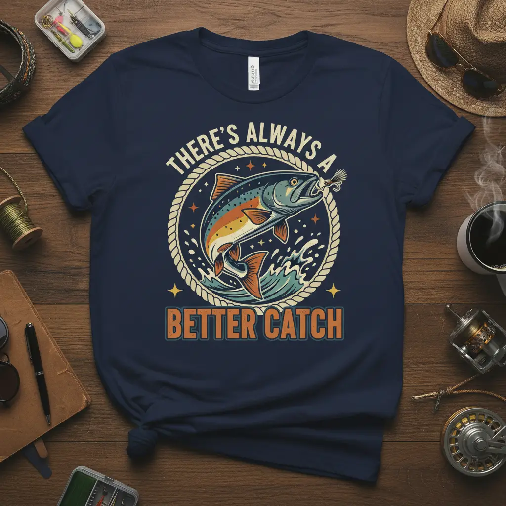 There’s Always a Better Catch Fishing T-Shirt Gift