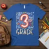 Third Grade stylish graphic design printed on comfortable cotton t-shirt