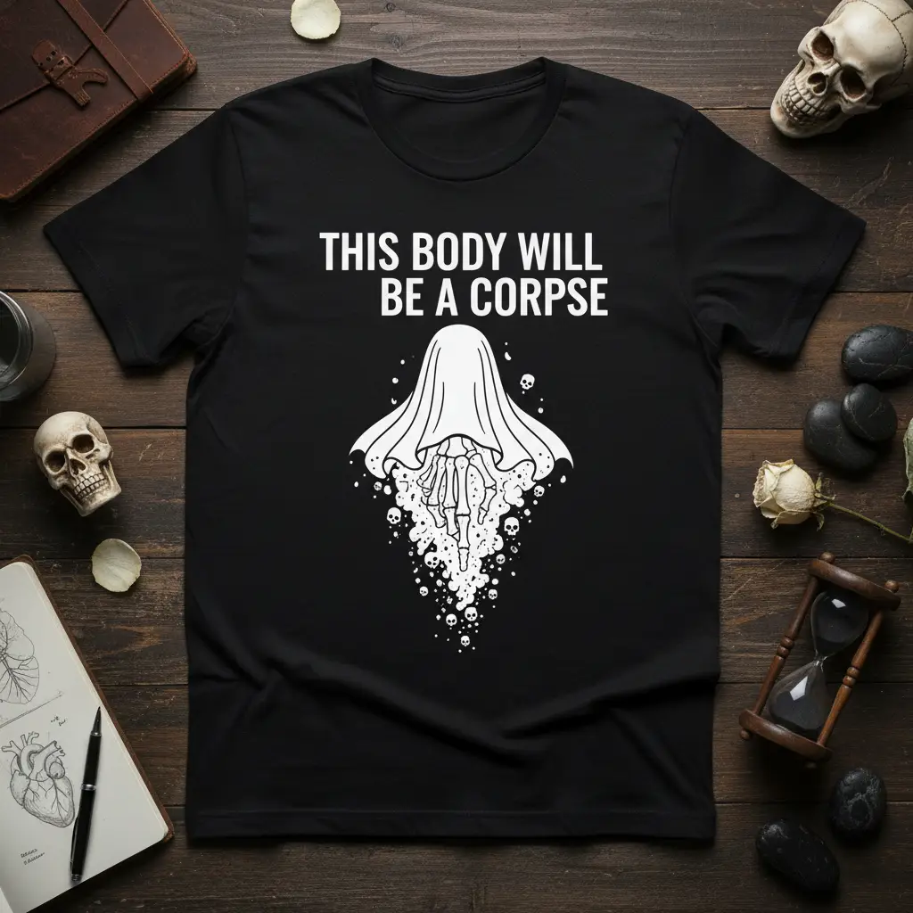 This Body Will Be a Corpse Halloween T-shirt|