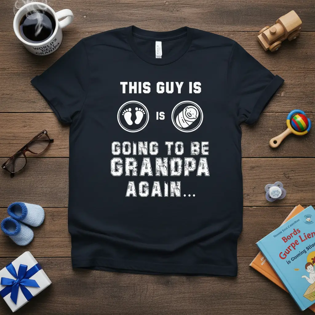 This Guy Is Going to Be Grandpa Again T-Shirt