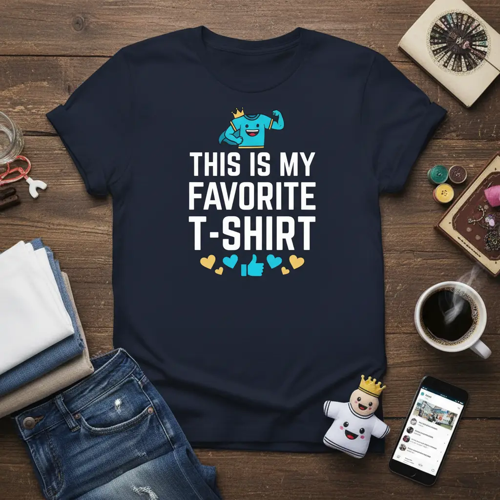 This Is My Favorite T-Shirt Funny Quote for Lovers