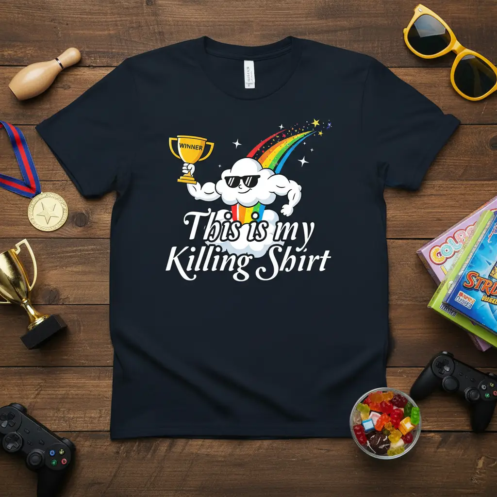 This Is My Killing Shirt Funny Quote T-Shirt Winning Humor Gift
