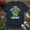 This Is My Lucky Bucks Basketball Est. 1968 Shirt featuring a deer graphic and team name on a navy t-shirt