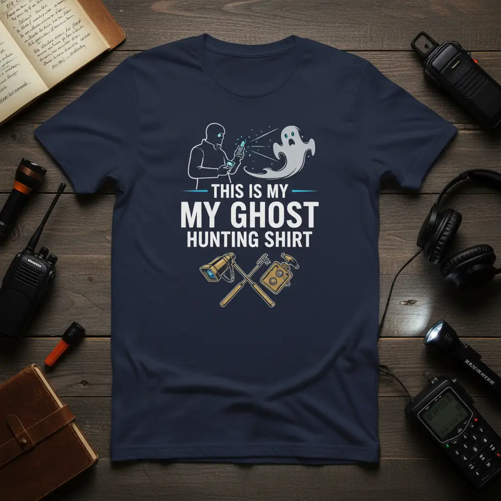 This Is My My Ghost Hunting Shirt Funny Paranormal Tee