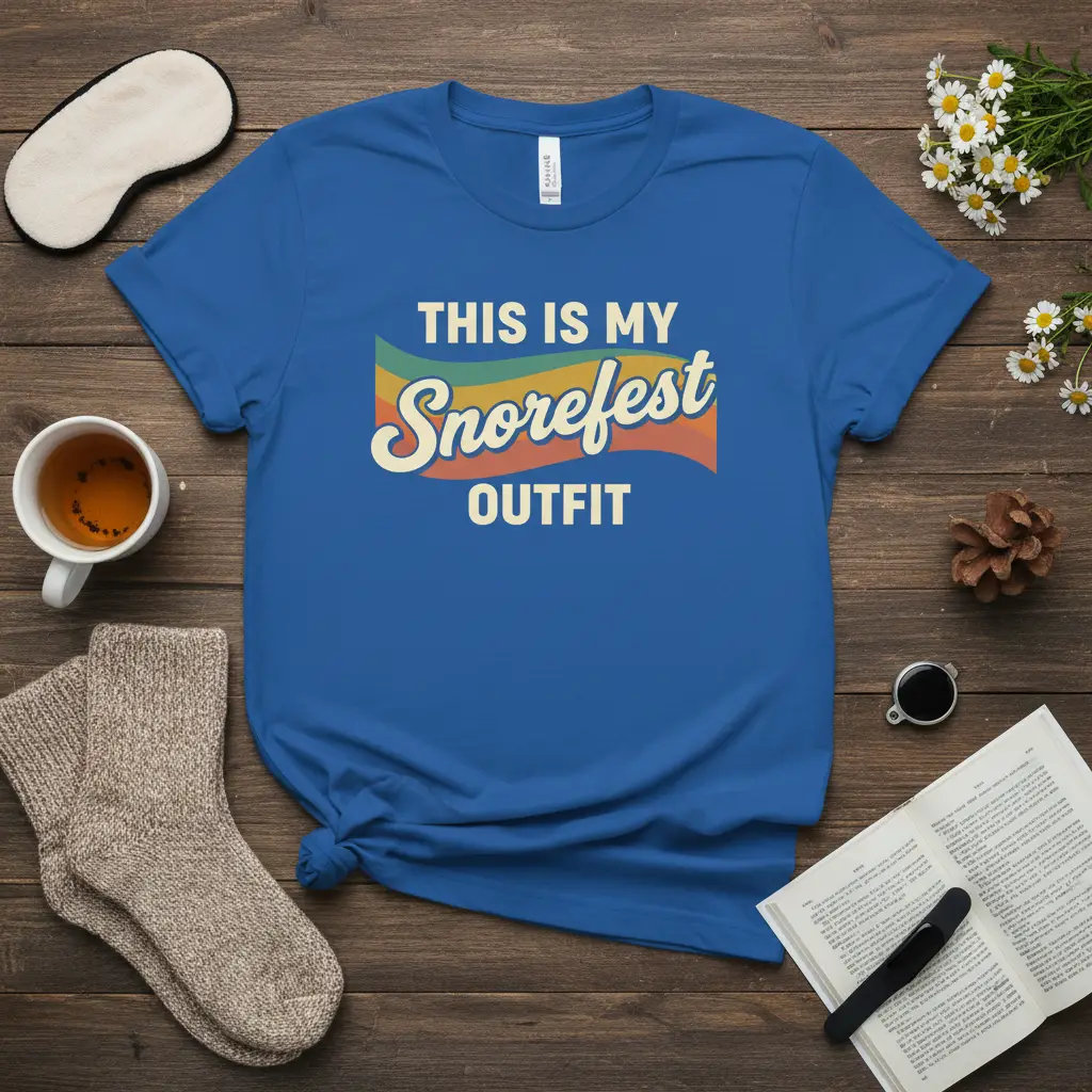This Is My Snorefest Outfit Funny Sleepyhead Tee