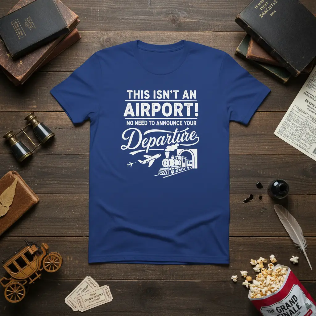 This Isn’t an Airport! Funny Departure Quote T-Shirt