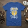 T-shirt with the quote "Those Who Say No Pun Intended Are Weak, Intend Your Puns You Cowards!" in bold yellow