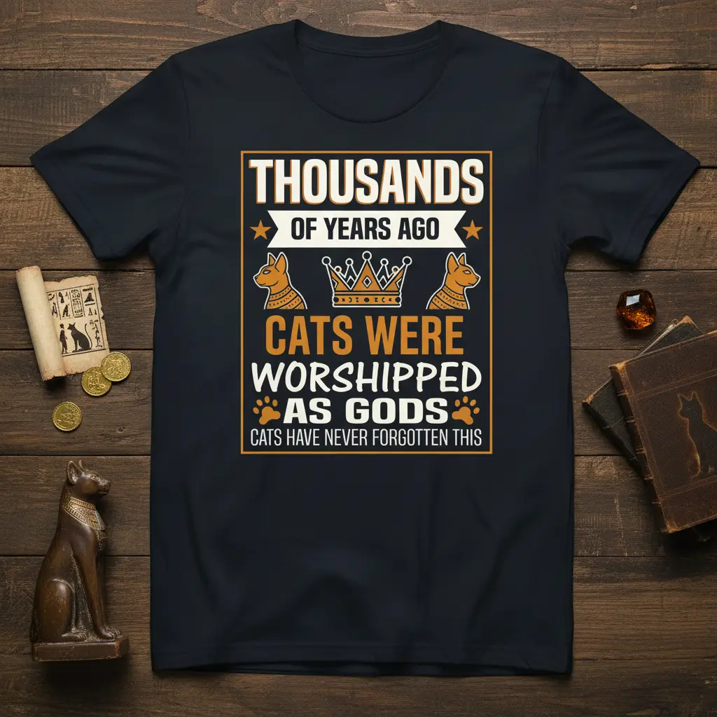 Thousands of Years Ago Cats Were Worshipped As Gods Tee