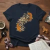 Tiger Cherry Blossom T-Shirt bold graphic design printed on comfortable cotton t-shirt
