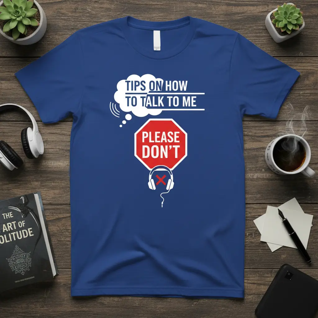 Tips on How to Talk to Me Please Don’t T-Shirt