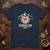 Tiroler 1809 T-Shirt with red eagle and mountain graphic, representing Austrian Tyrol heritage