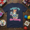 Today's My Birthday llama graphic tee with colorful details and birthday cake