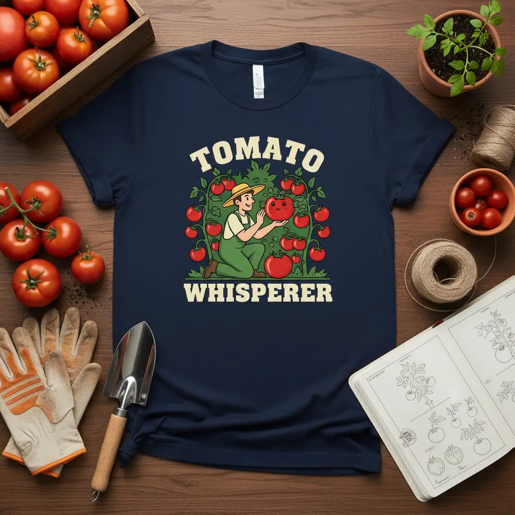 Tomato Whisperer T-Shirt Funny Gardener Gift for Him Her