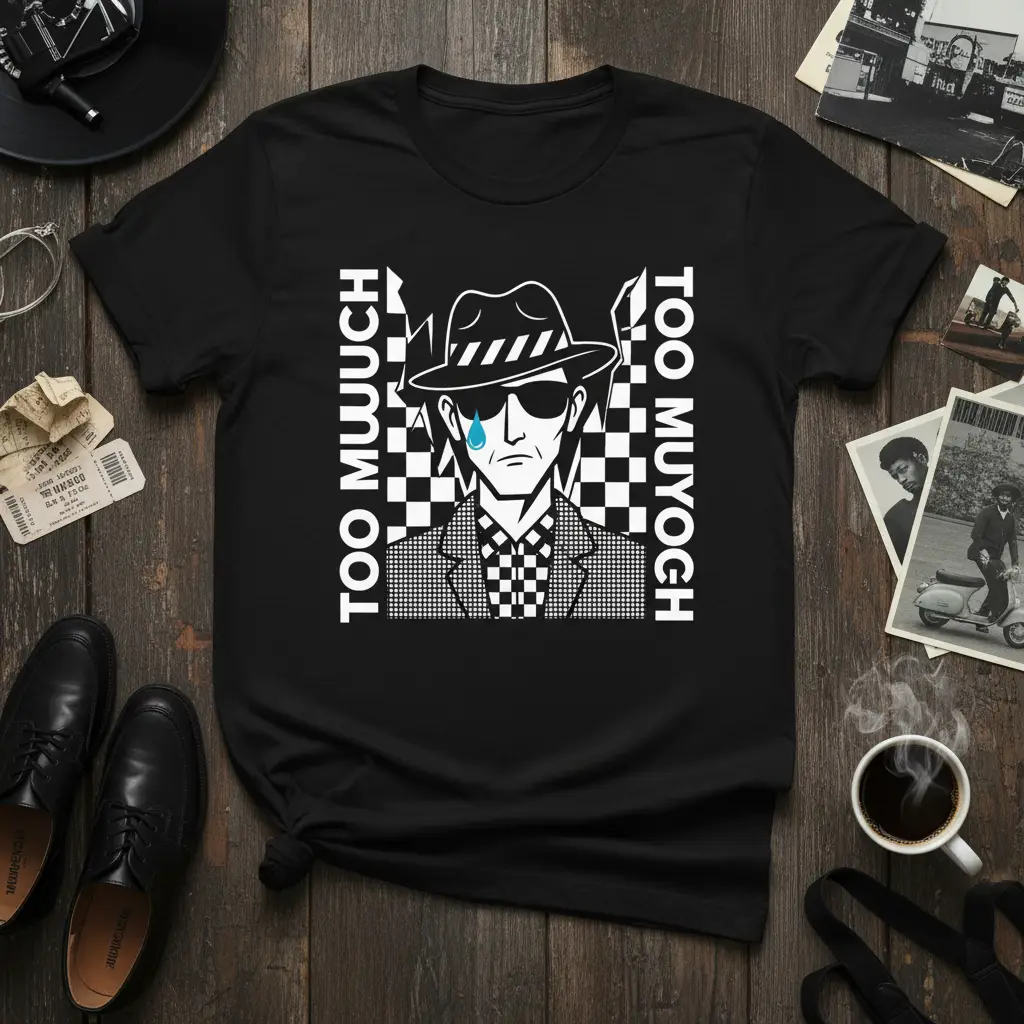 Too Muuch Too Muyogh Ska Mod T-Shirt Retro Streetwear Gift