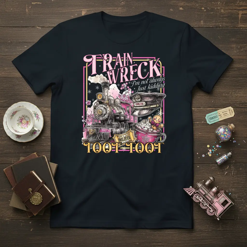 Train Wreck I’m Not Always Just Kidding T-Shirt